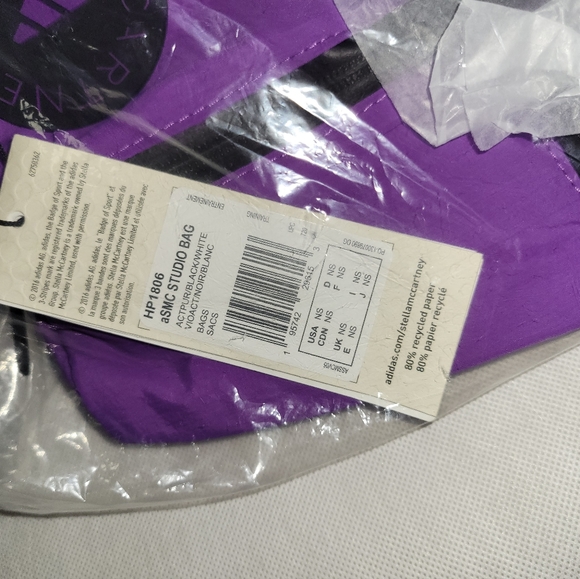 Adidas by Stella McCartney Studio Gym Workout Bag NWT ASMC 💜 Host Pick 💜 - Picture 11 of 12